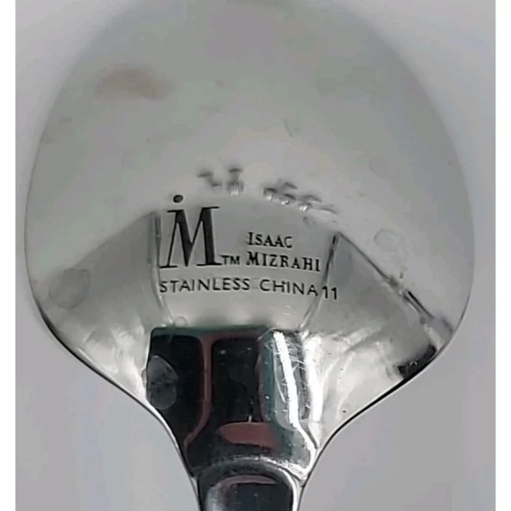 6pc Isaac Mizrahi Stainless Steel Flatware China‎ 11